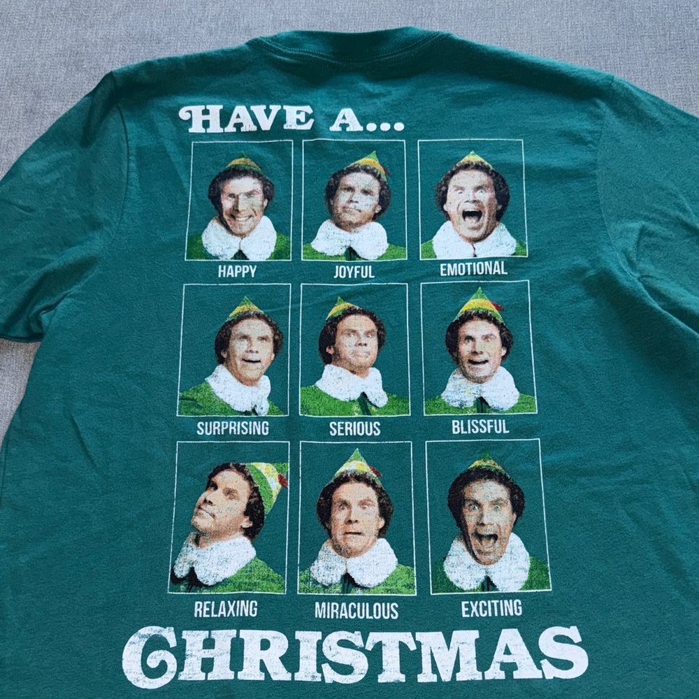 Buddy the Elf Christmas Short Sleeve Shirt Have A …. Christmas